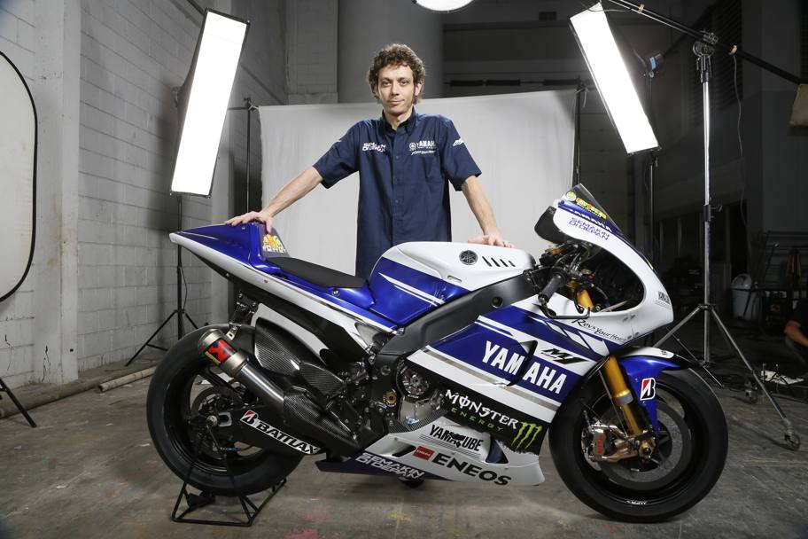 Valentino con la Yamaha 2014
